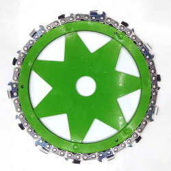 Диск для мотокоси з ланцюгом 3/8 d180mm