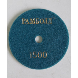 Круг алмазный черепашка для полировки бетона d-100 мм на липучке Р 1500
